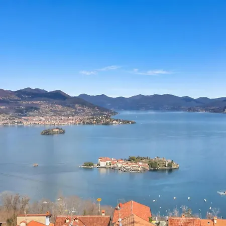 Maggiore View Terrace Over The Borromean Islands - Happy Holiday home Stresa